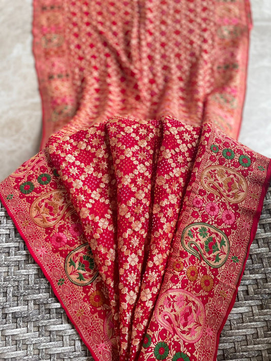 Raani Sa - The Respectful Queen Meenakari Motif Saree