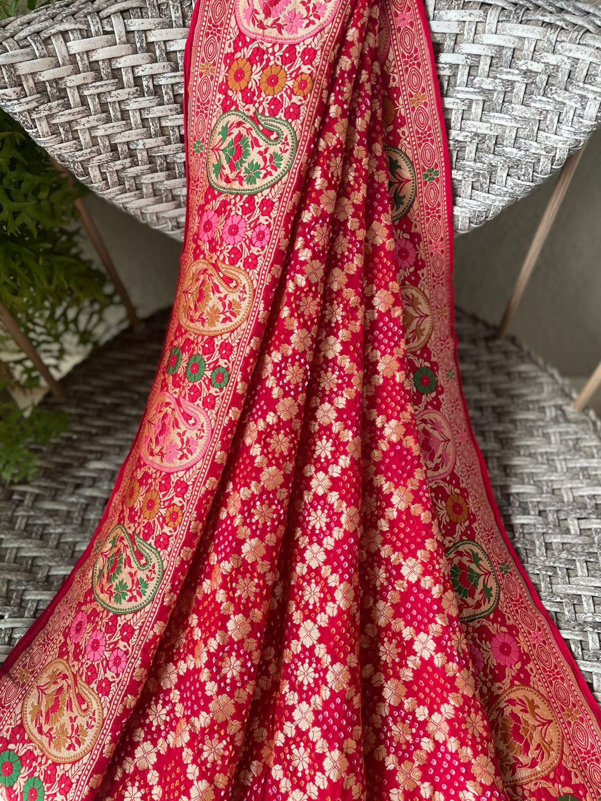 Raani Sa - The Respectful Queen Meenakari Motif Saree