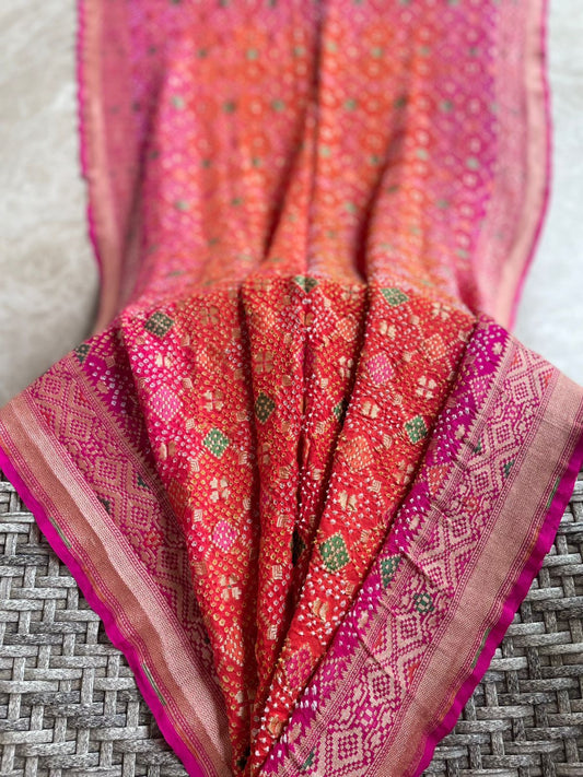 Avika - Bright as Sun Meenakari Saree