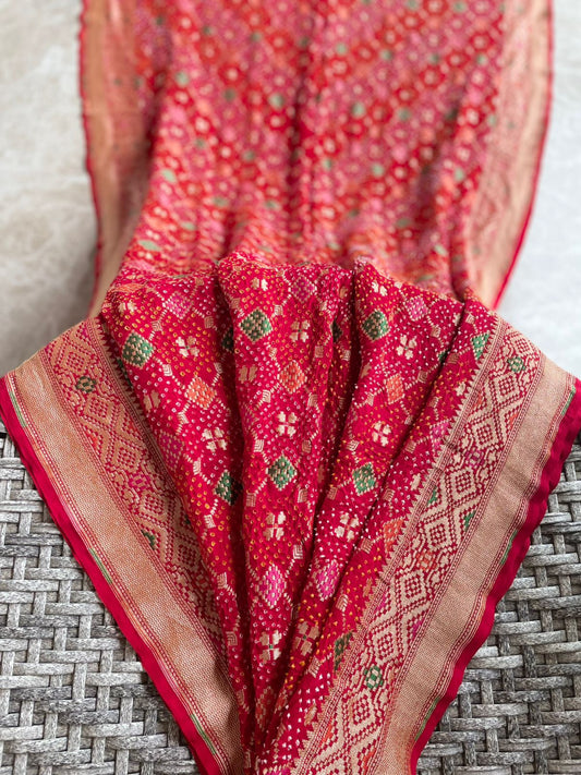 Vishakha - A Nakshatra or Constellation Meenakari Saree