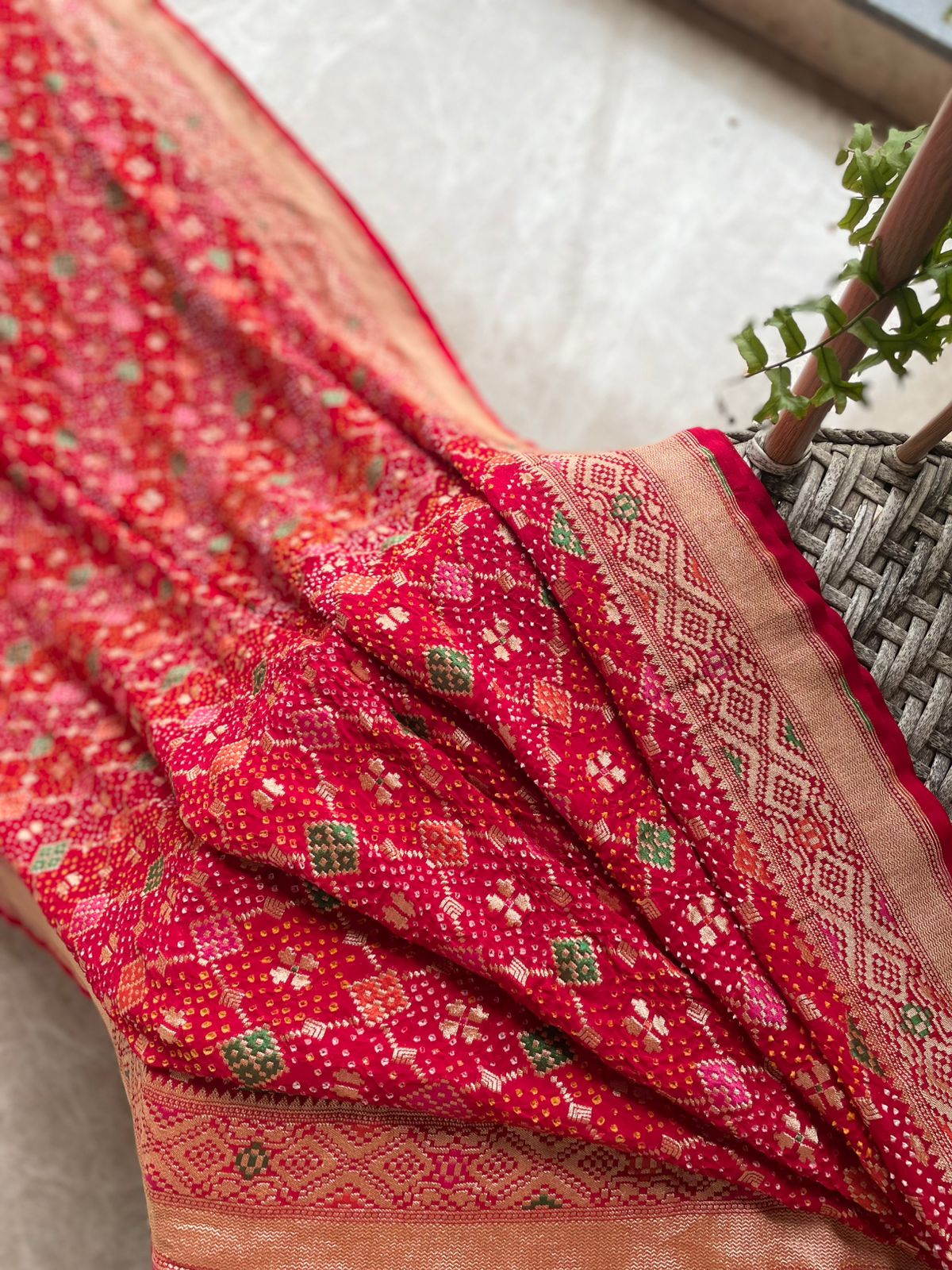 Vishakha - A Nakshatra or Constellation Meenakari Saree