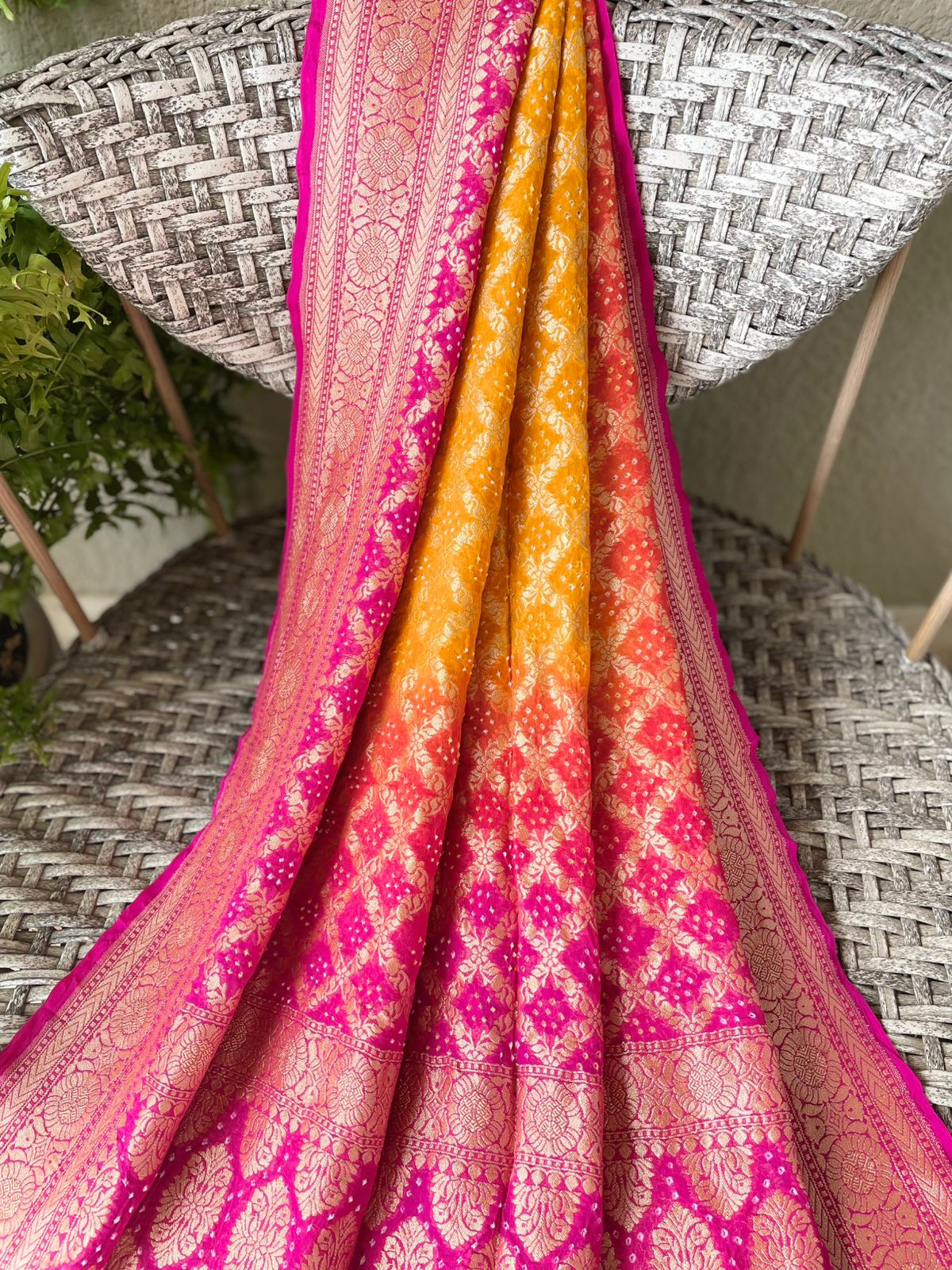 Gulab - Pink Rose Elegance Dupatta