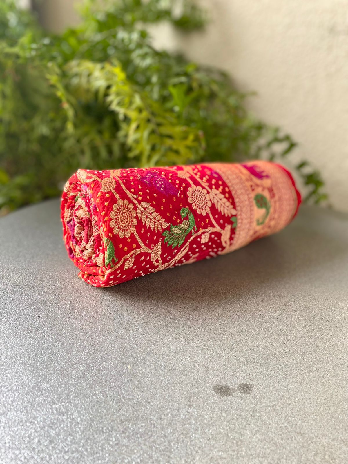 Abha - Luminous beauty Meenakari Motif Dupatta