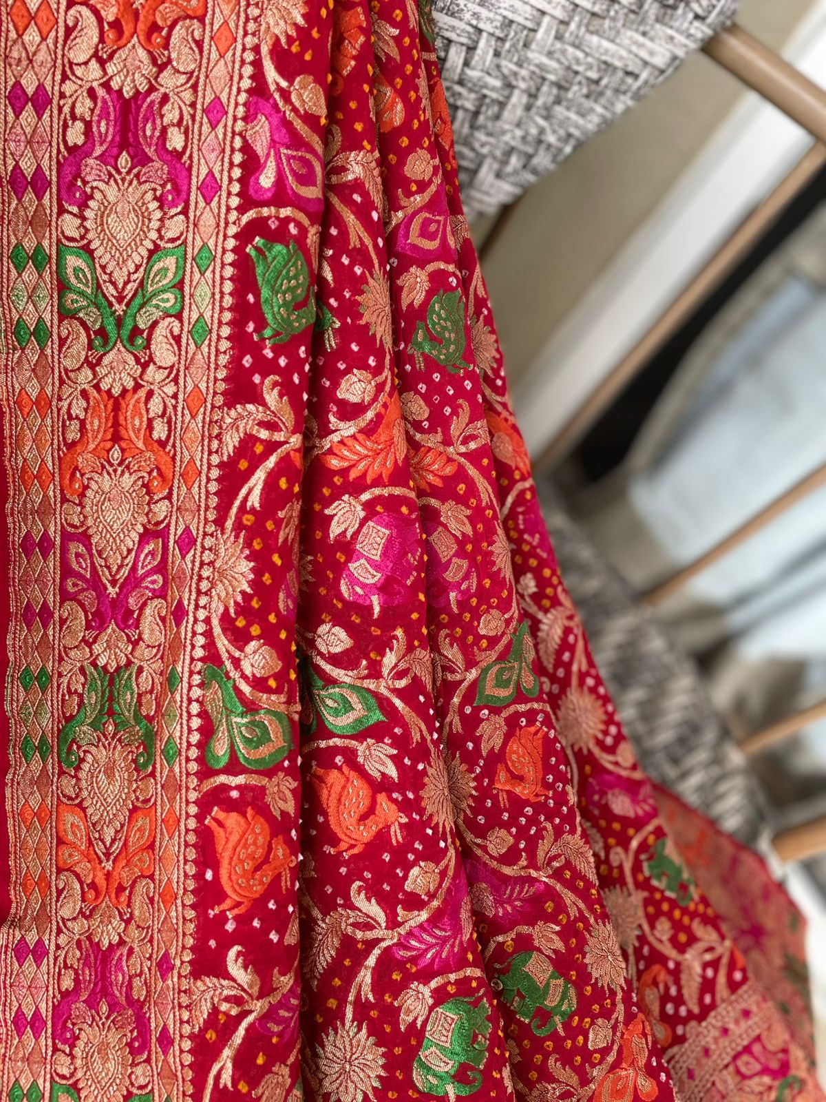 Bhumika - Mother Earth Meenakari Motif Dupatta