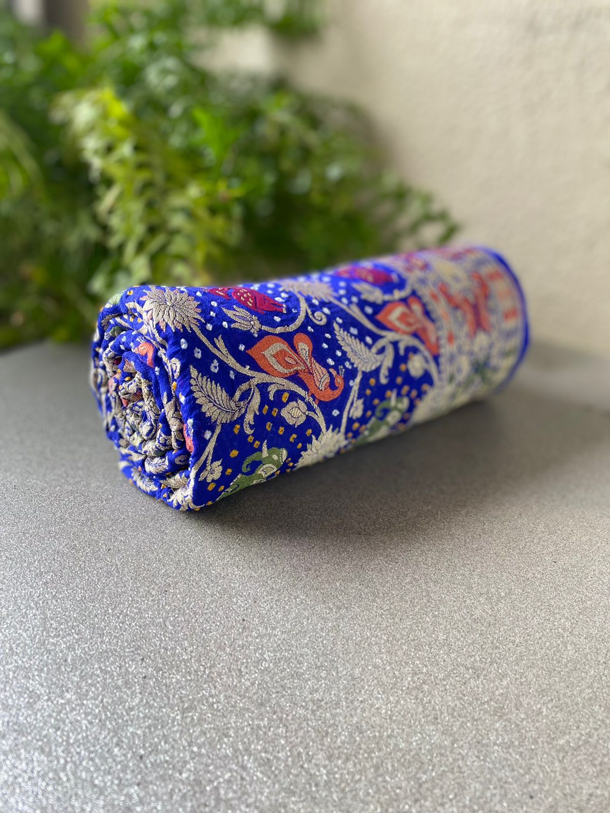 Shashi - A Celestial Goddess Meenakari Motif Dupatta