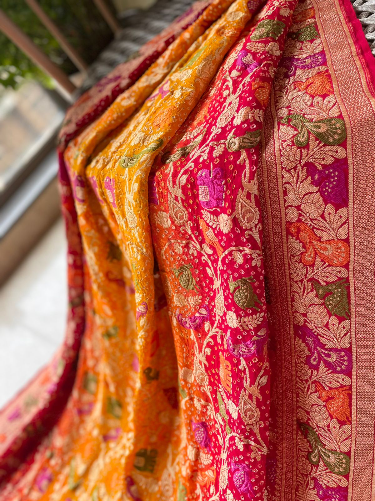 Shehzadi - The Charming Princess Meenakari Motif Saree