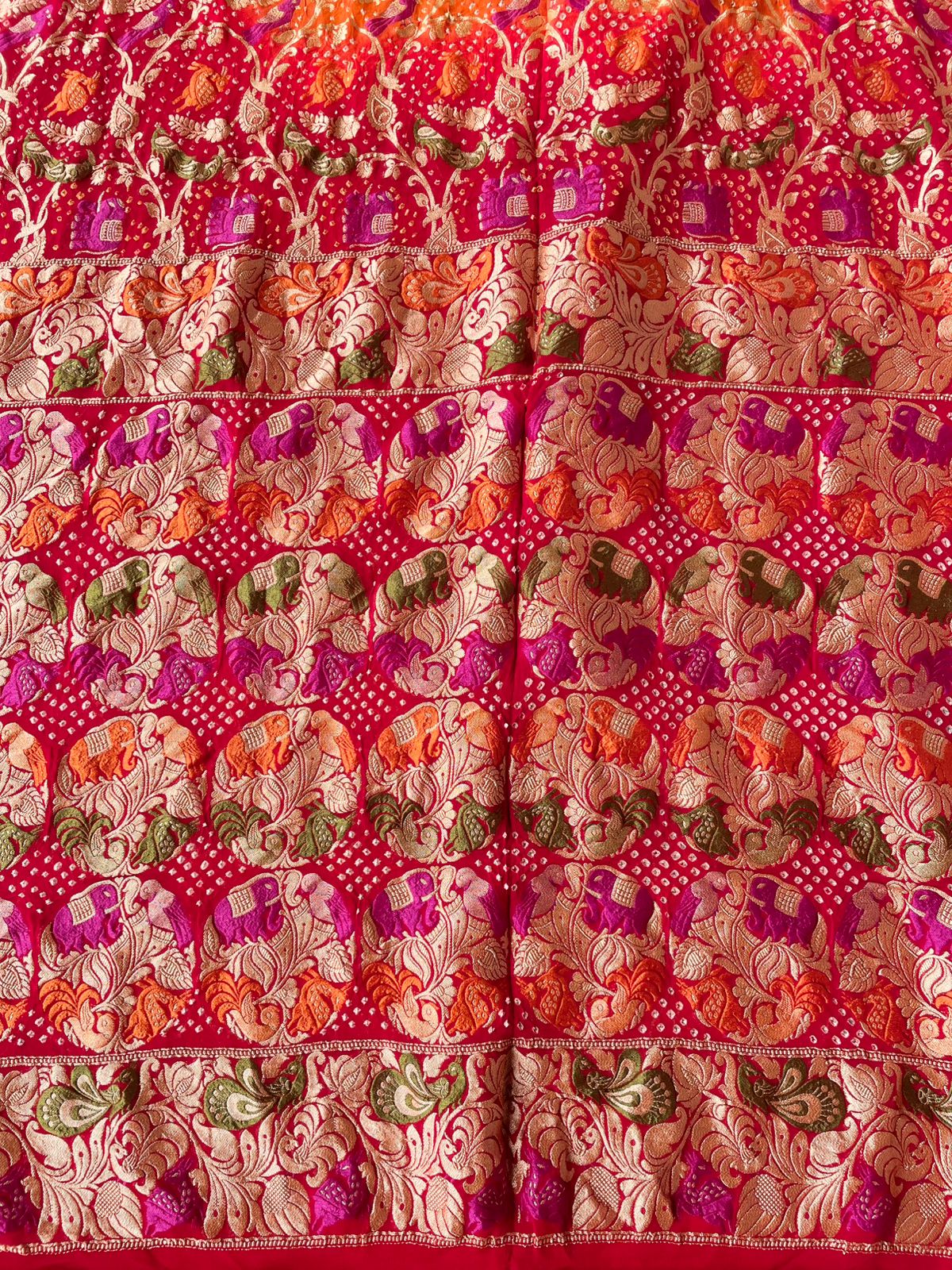Shehzadi - The Charming Princess Meenakari Motif Saree