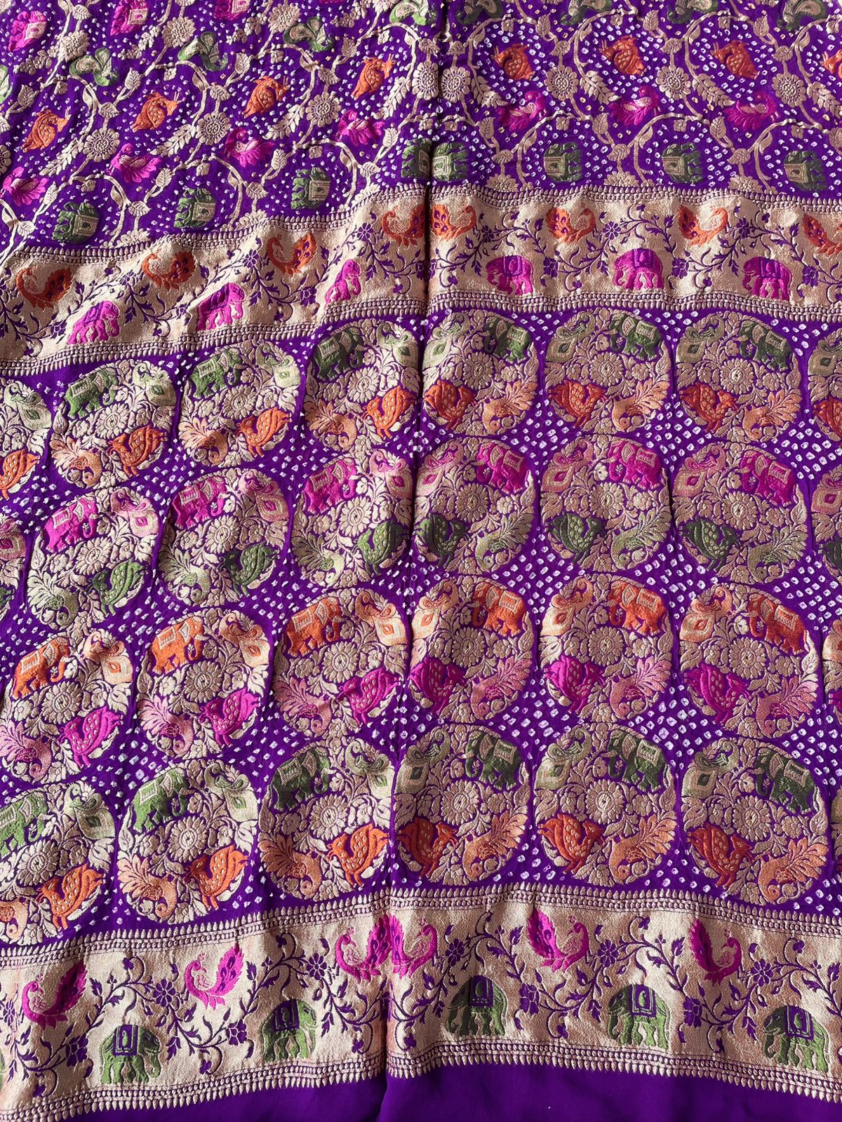 Asmita - Glories/Identity Meenakari Motif Saree