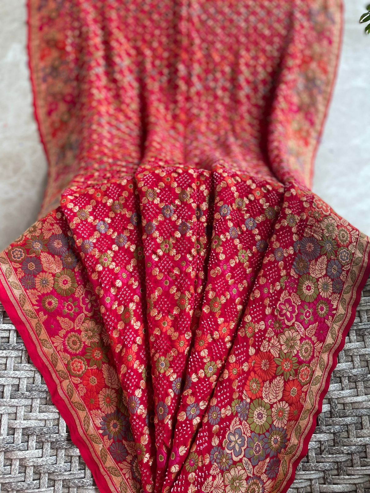 Prisha - Gift from God Meenakari Motif Saree