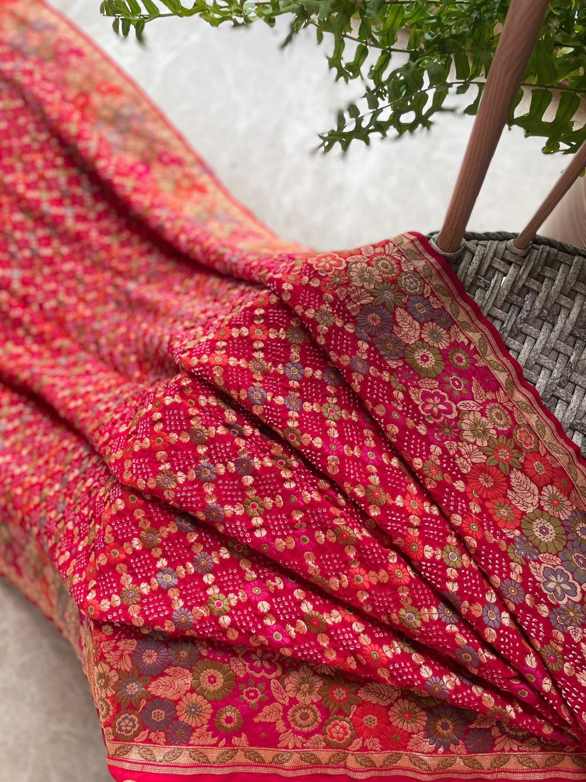 Prisha - Gift from God Meenakari Motif Saree