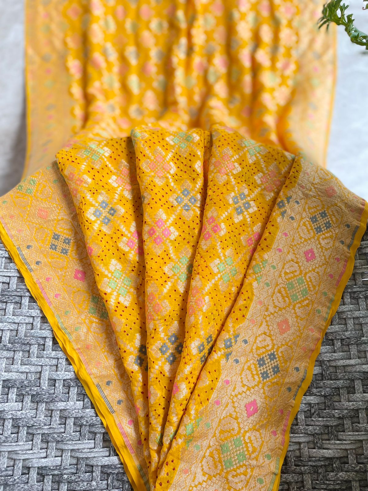 Diksha - Self Reliant Meenakari Saree