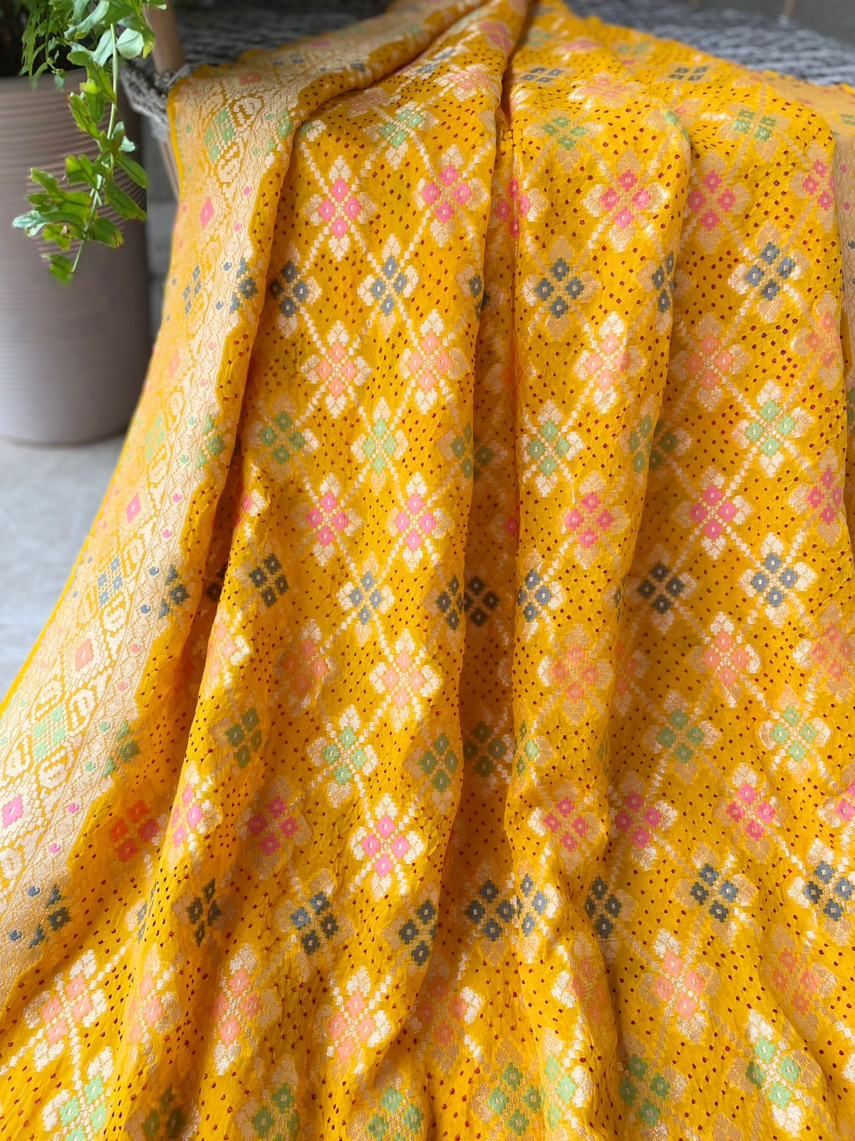 Diksha - Self Reliant Meenakari Saree