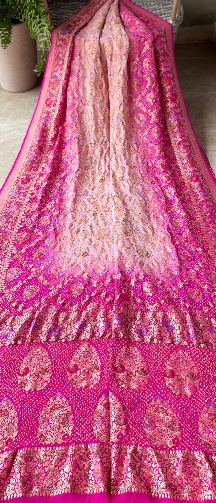 Vandana - Prayers Meenakari Motif Saree
