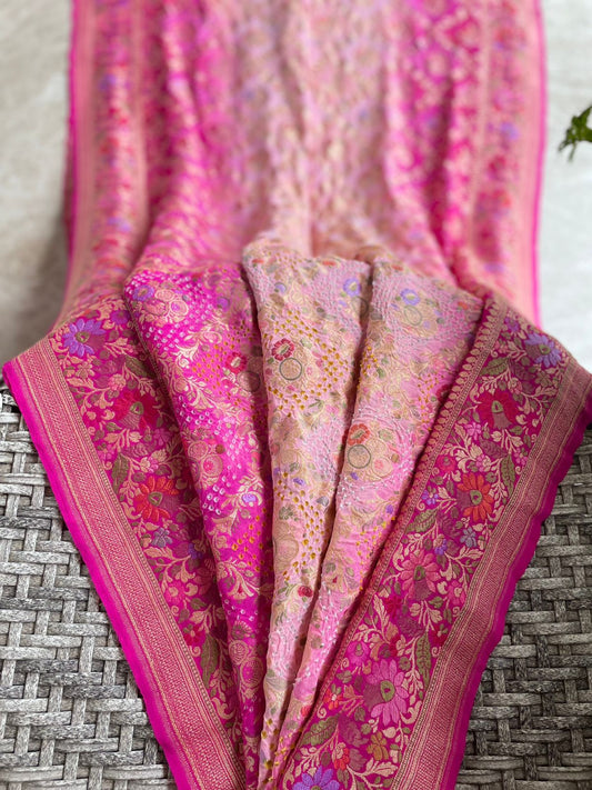 Vandana - Prayers Meenakari Motif Saree