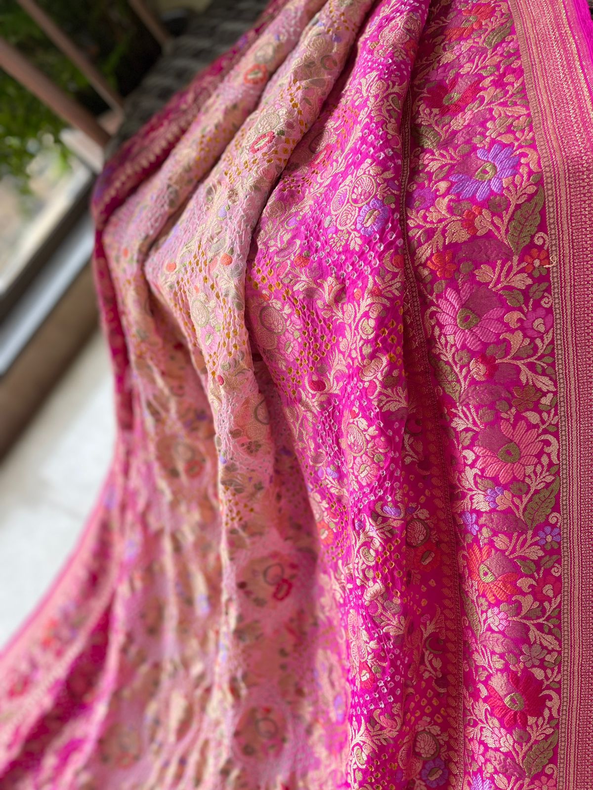 Vandana - Prayers Meenakari Motif Saree