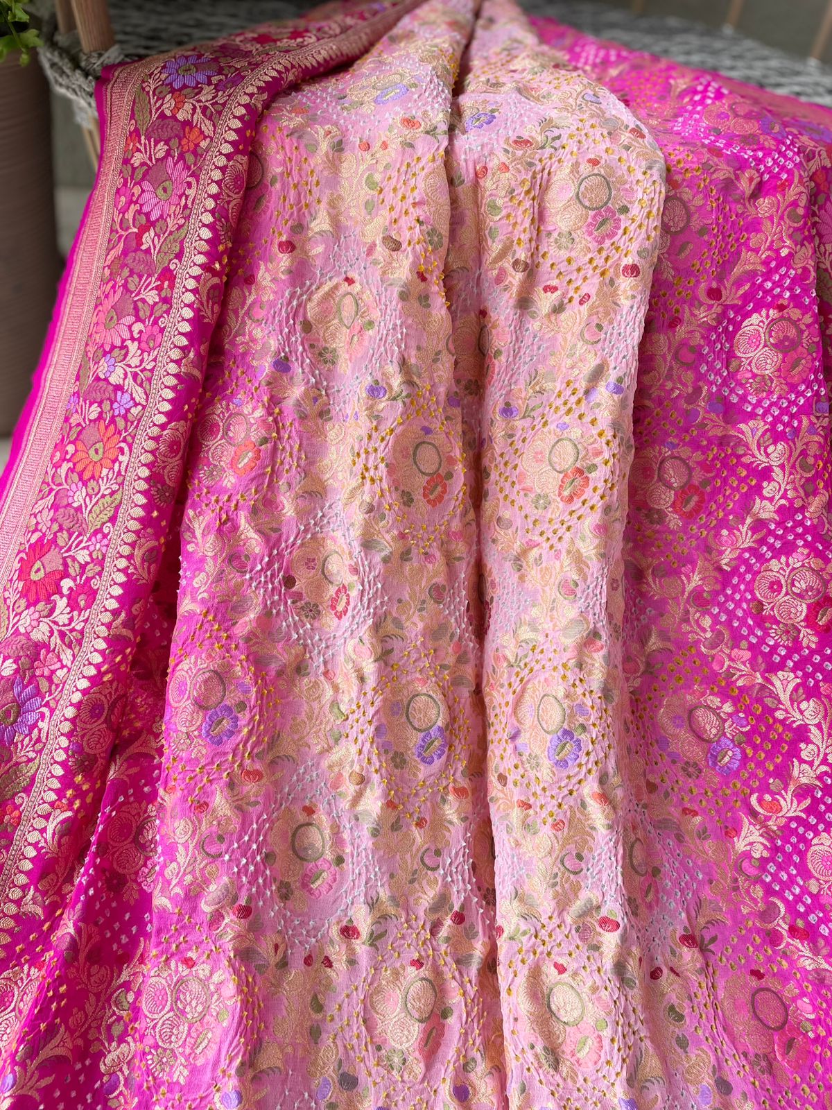 Vandana - Prayers Meenakari Motif Saree