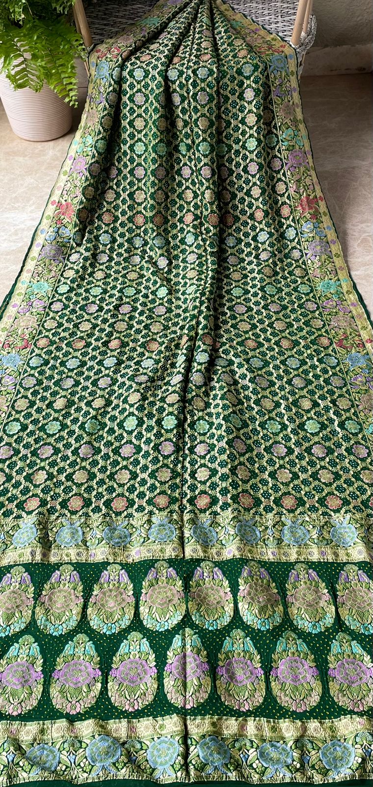 Mohini - Most Beautiful Meenakari Motif Saree