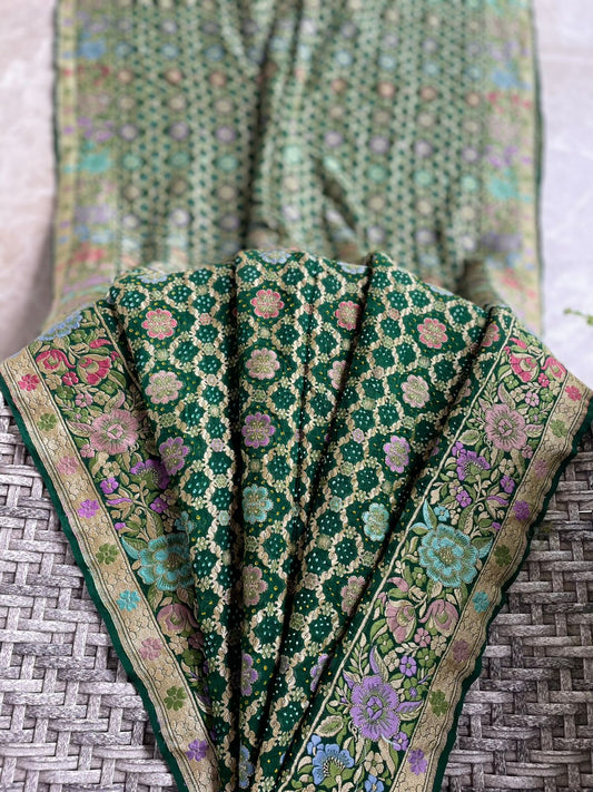 Mohini - Most Beautiful Meenakari Motif Saree