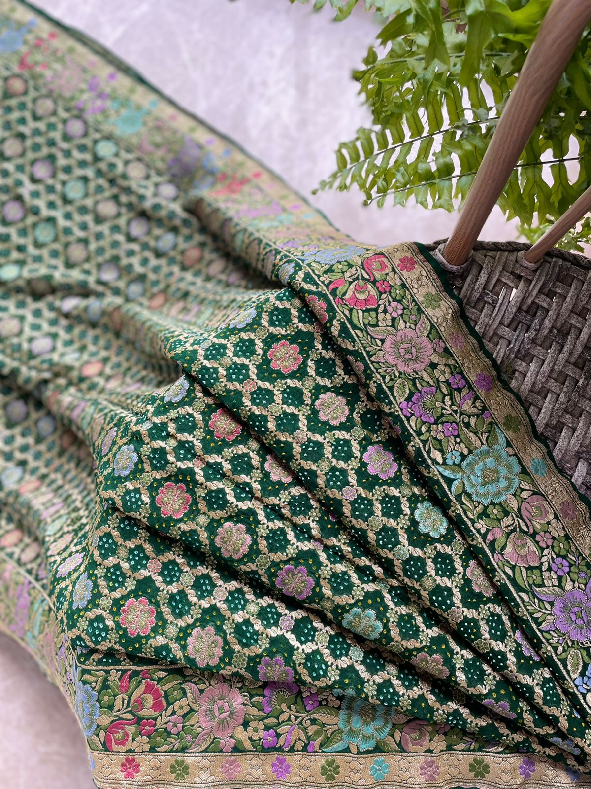 Mohini - Most Beautiful Meenakari Motif Saree