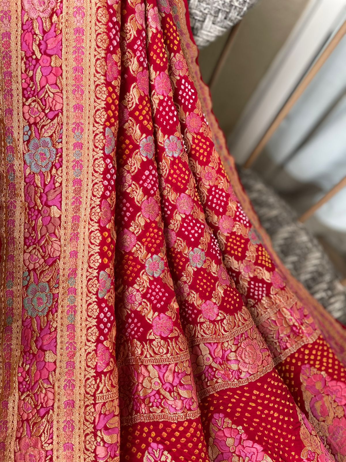 Ananya - Unique Meenakari Motif Dupatta