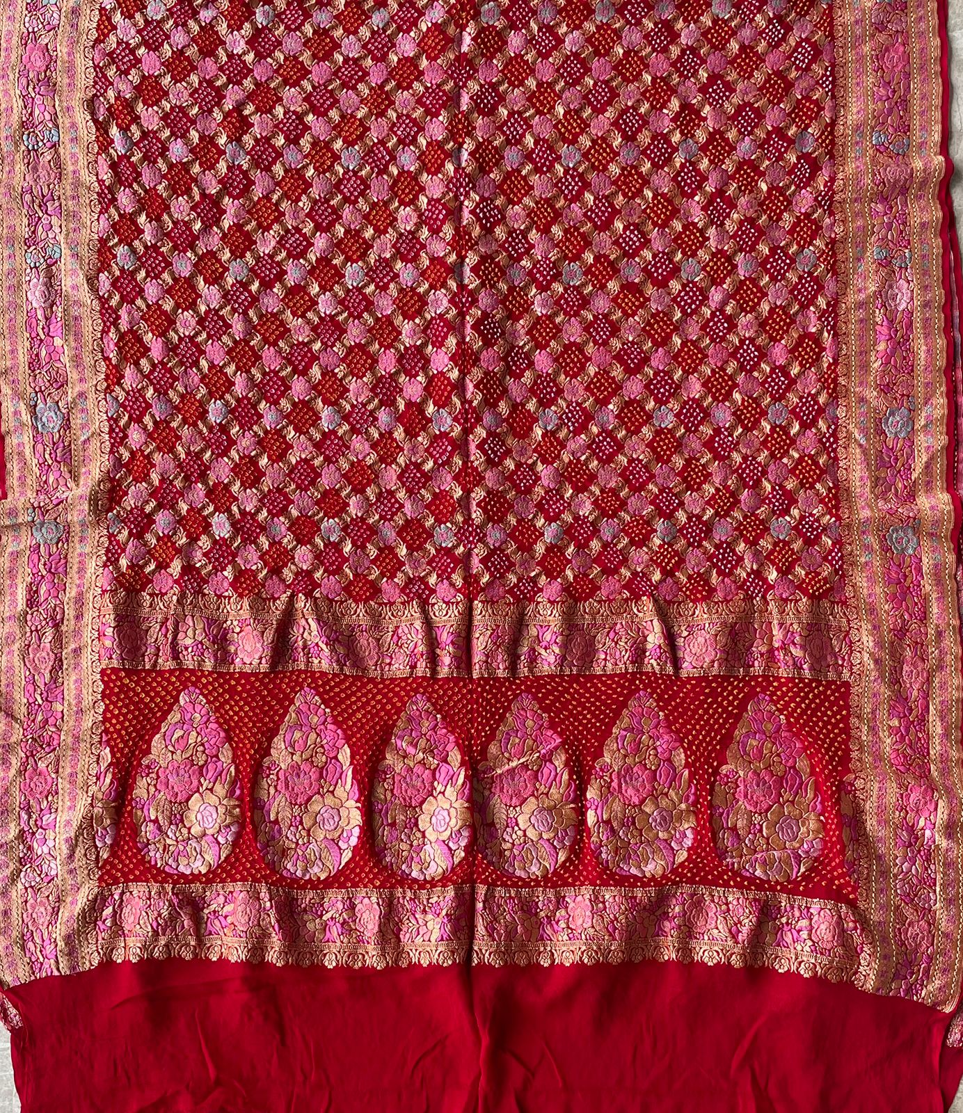 Ananya - Unique Meenakari Motif Dupatta