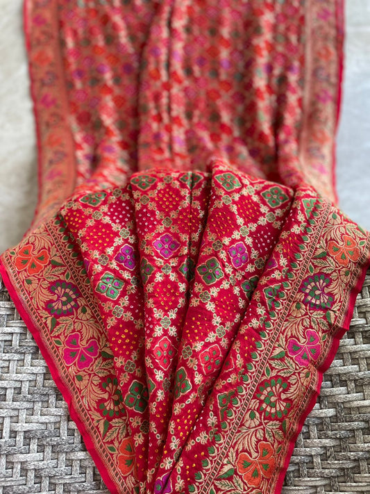 Vidhi - Auspicious Ceremony Meenakari Motif Saree