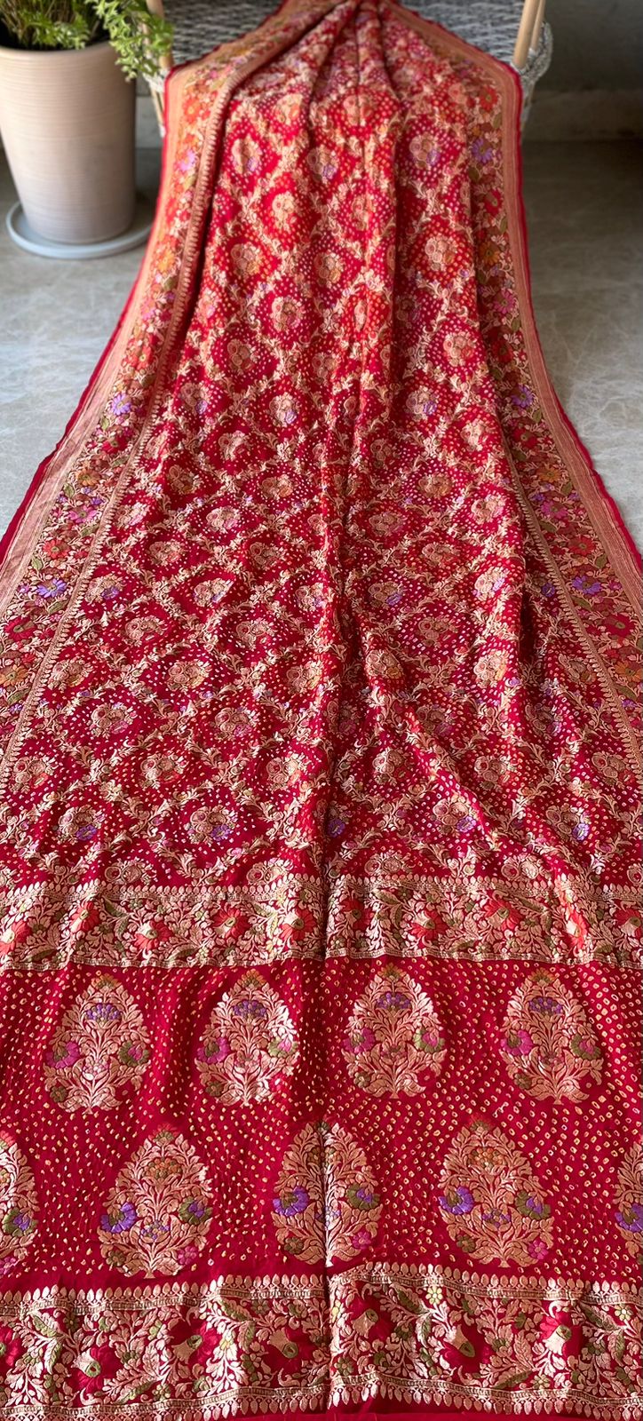 Kashvi - Shining Star Meenakari Motif Saree