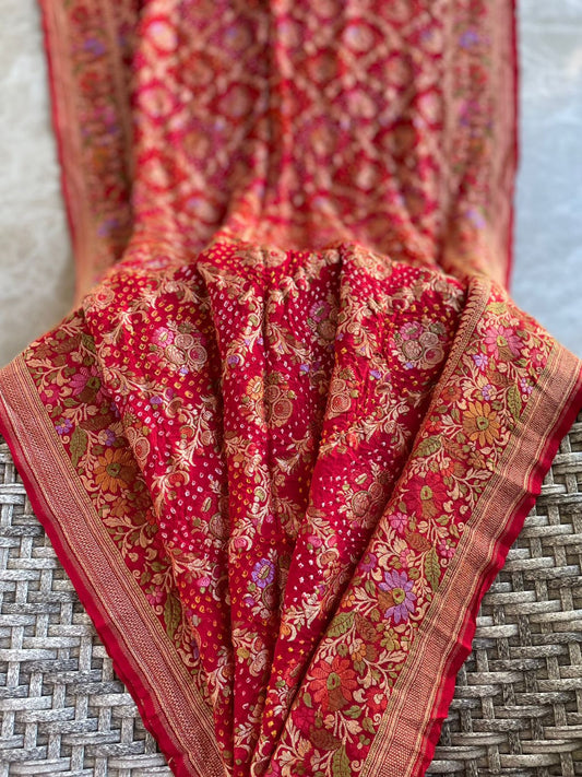 Kashvi - Shining Star Meenakari Motif Saree