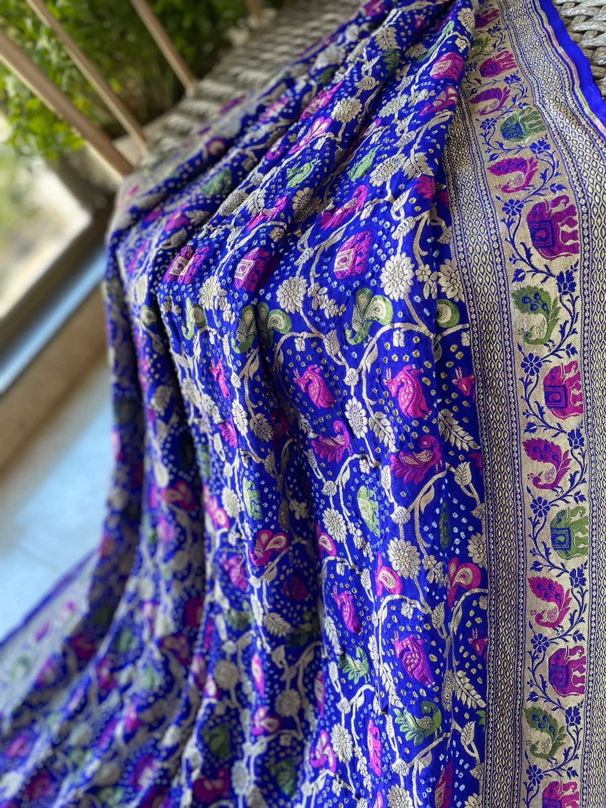 Sandhya - Twilight Meenakari Motif Saree