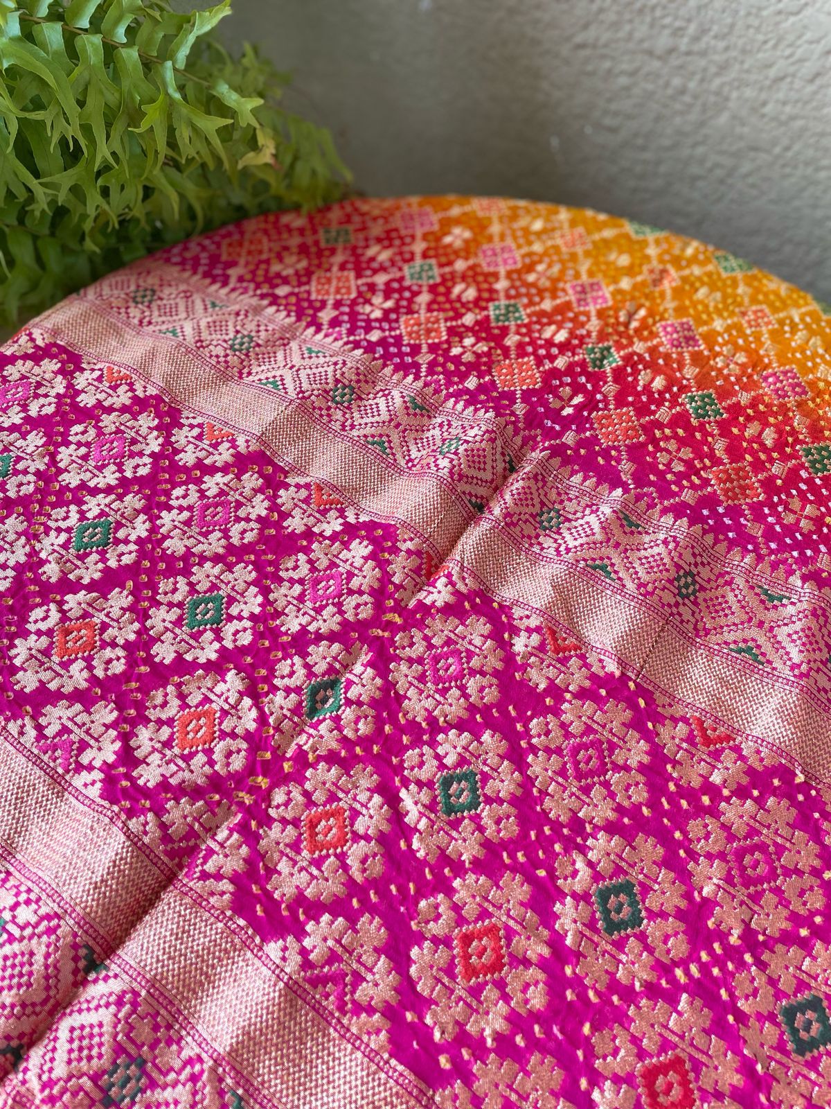 Siya - Hindu Goddess Sita Meenakari Dupatta