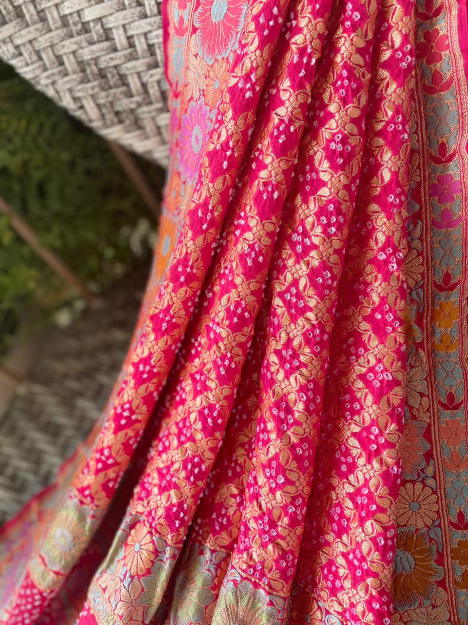 Devika - The Little Goddess Meenakari Motif Dupatta