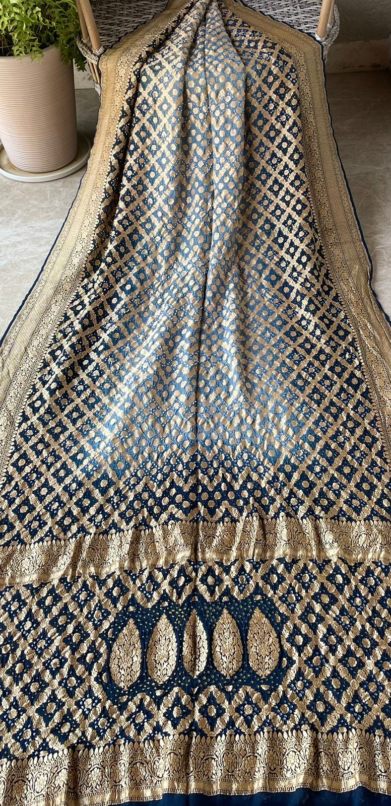 Neelima - Beauty by its Blue Reflection Saree