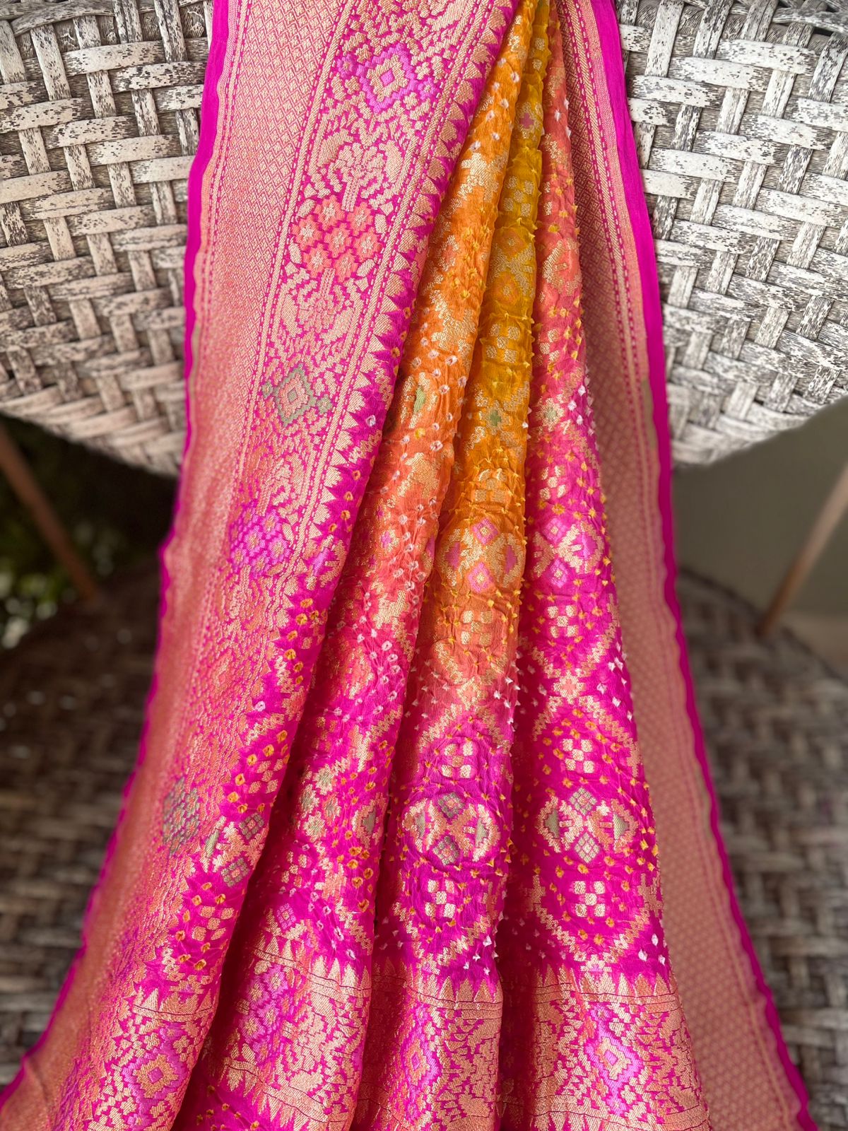 Khwabeeda - A Dreamy Affair Meenakari Dupatta