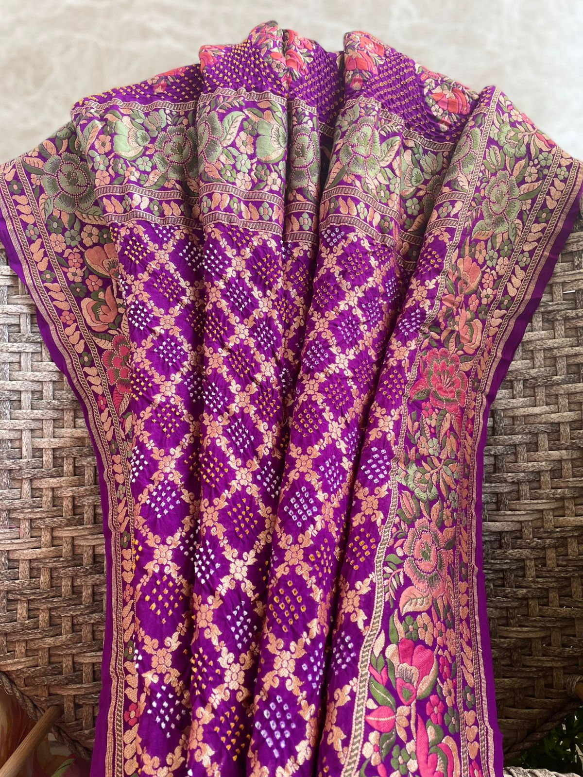 Chetna - Consciousness Meenakari Motif Dupatta