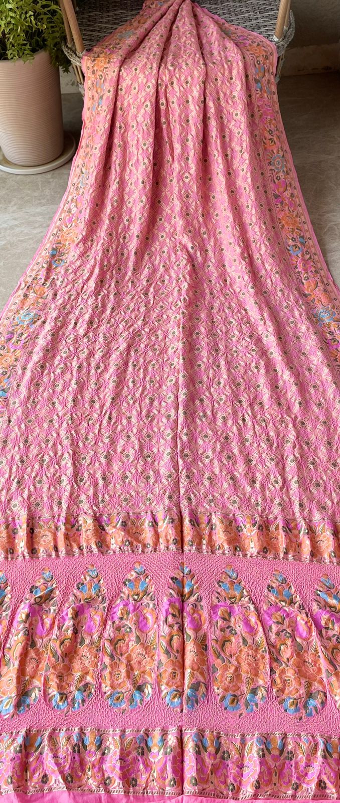 Dhwani - Sounds of Symphony Meenakari Motif Saree