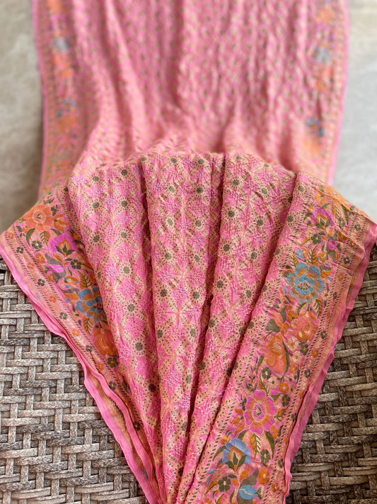 Dhwani - Sounds of Symphony Meenakari Motif Saree