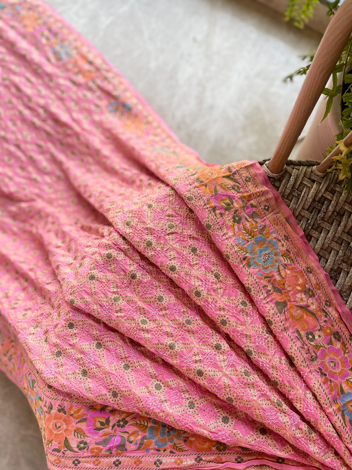 Dhwani - Sounds of Symphony Meenakari Motif Saree