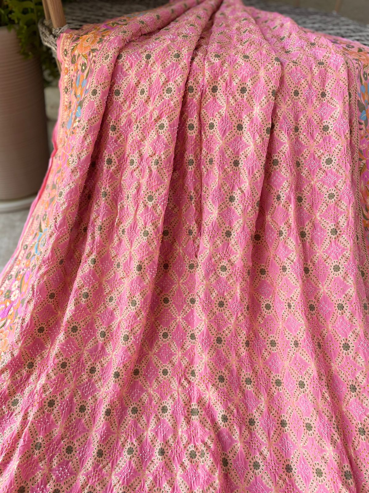 Dhwani - Sounds of Symphony Meenakari Motif Saree