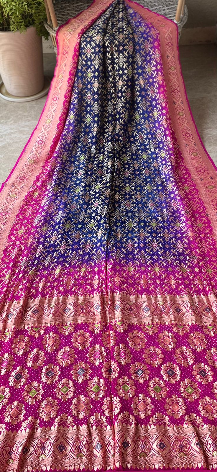 Aashita - One Who Is Full Of Hope Meenakari Saree