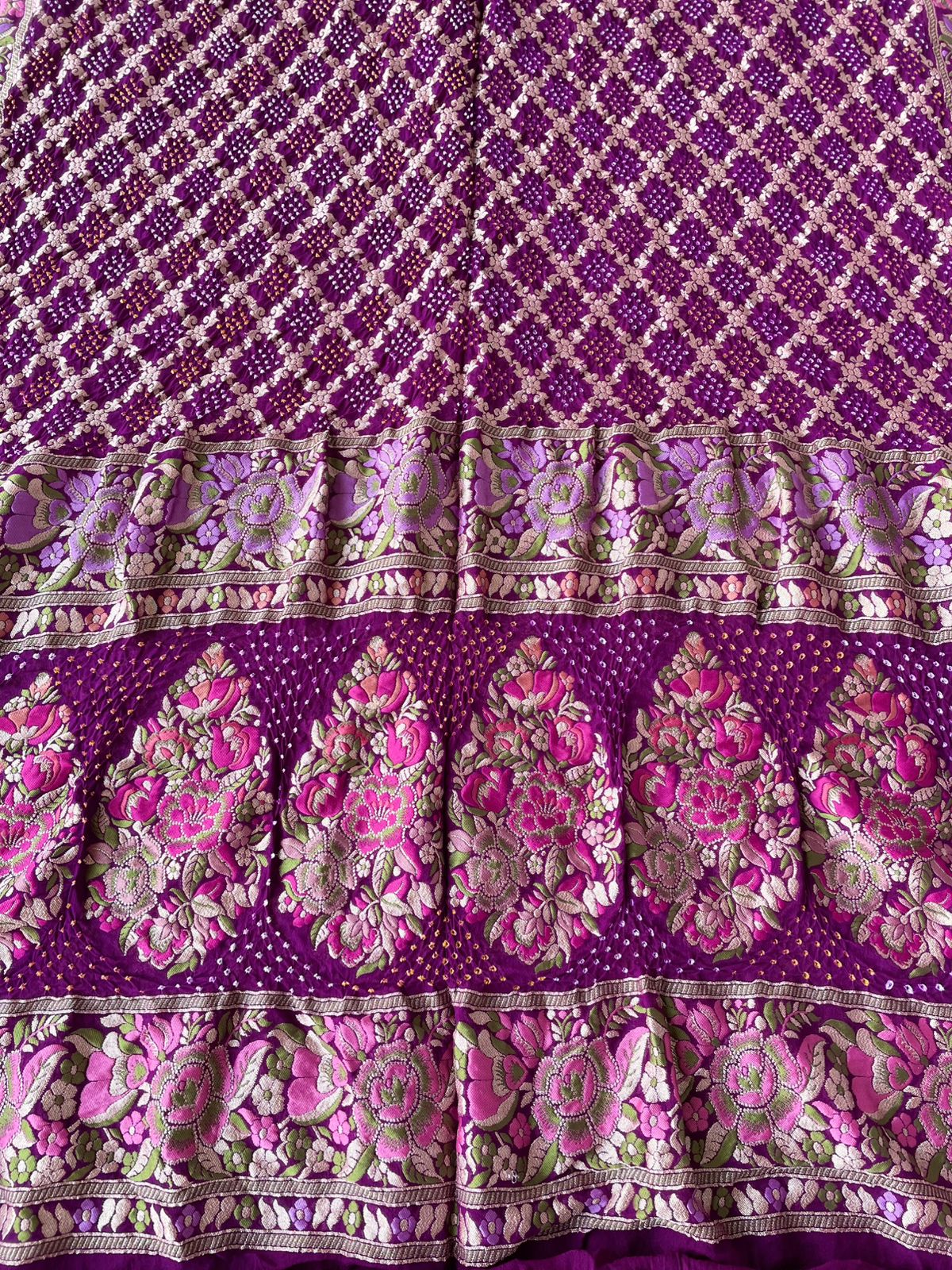 Amisha - Purple Meenakari Tilfi Saree