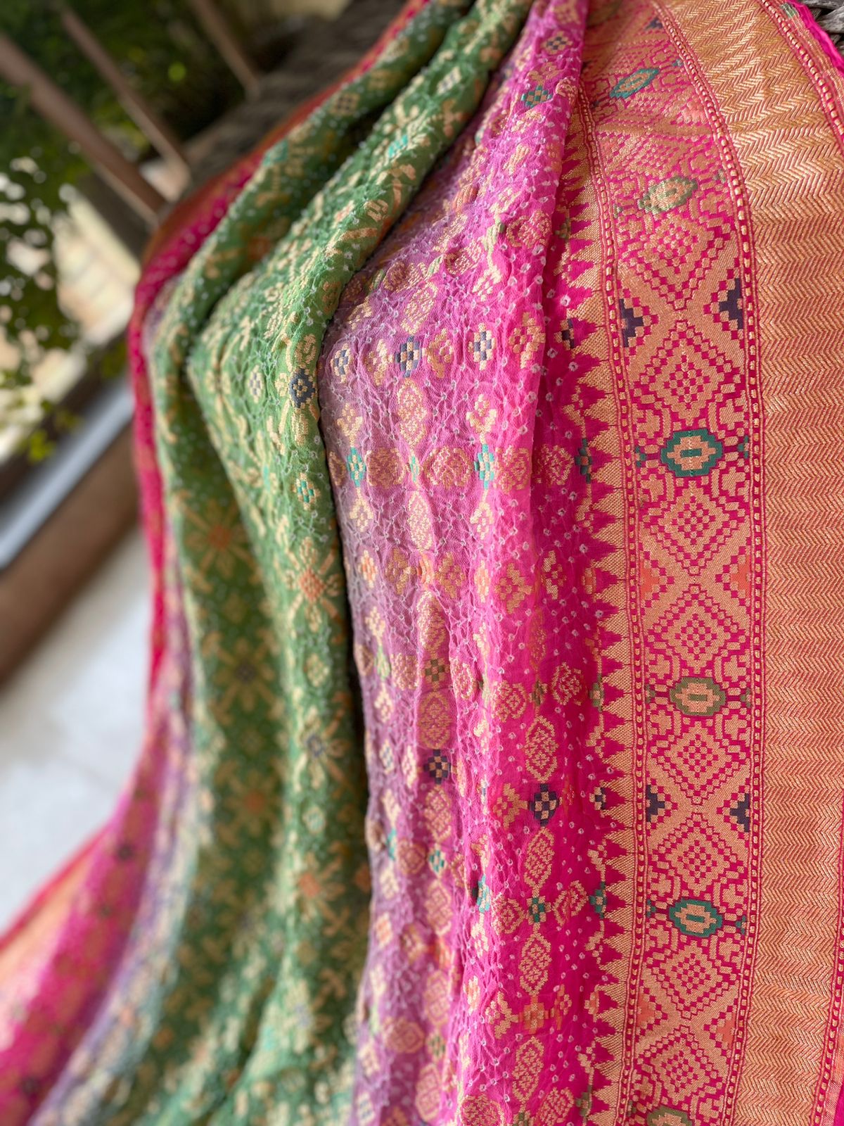 Nirjara - A Warrior Meenakari Saree