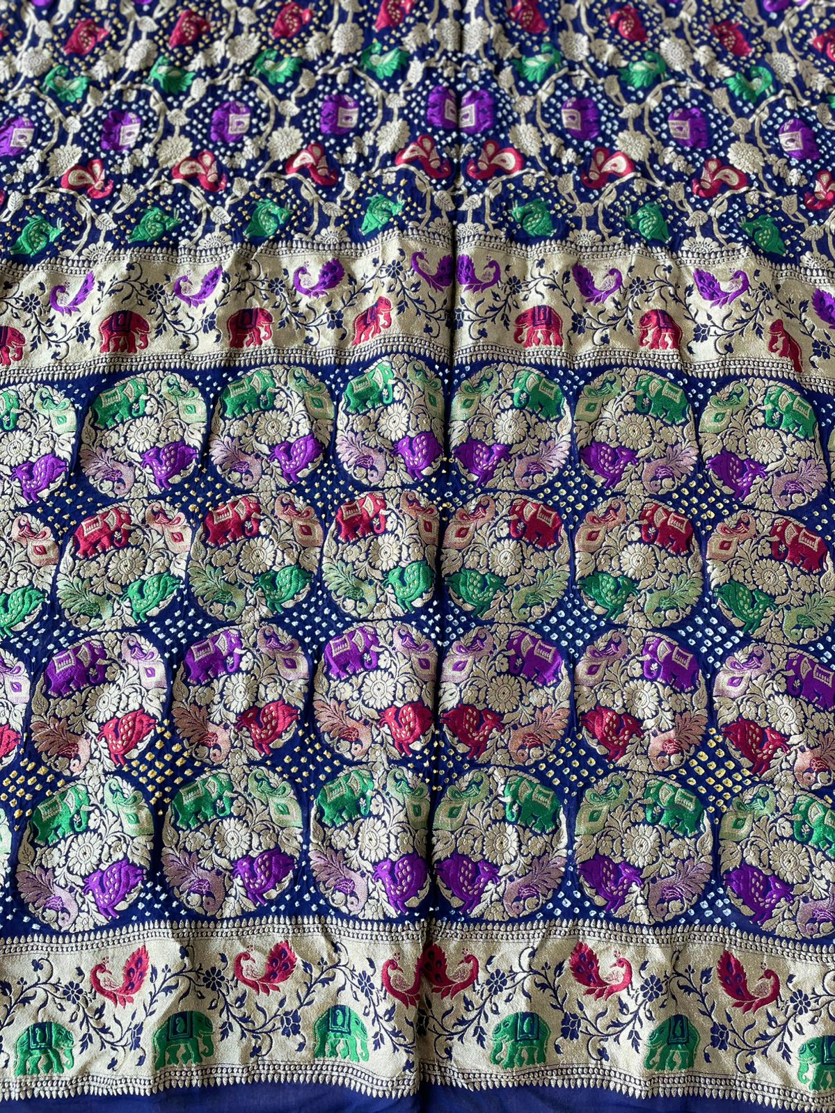 Varsha - Blue Meenakari Tilfi Saree