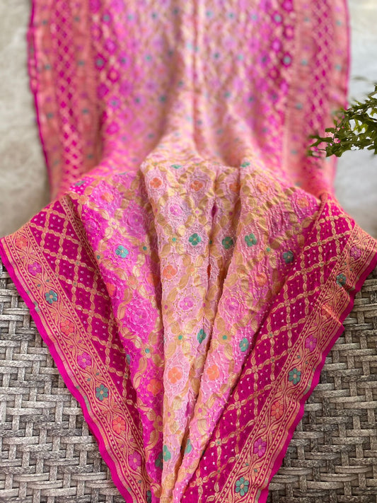 Miraya - Devotee of Krishna Meenakari Motif Saree