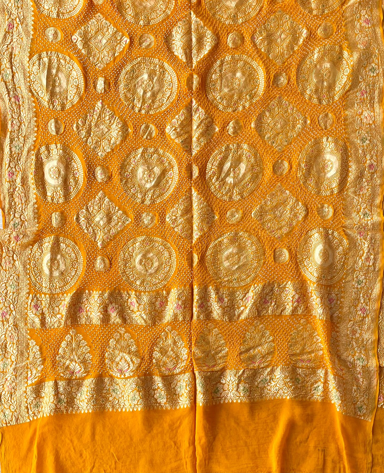 Noor - Yellow Meenakari Tilfi Dupatta