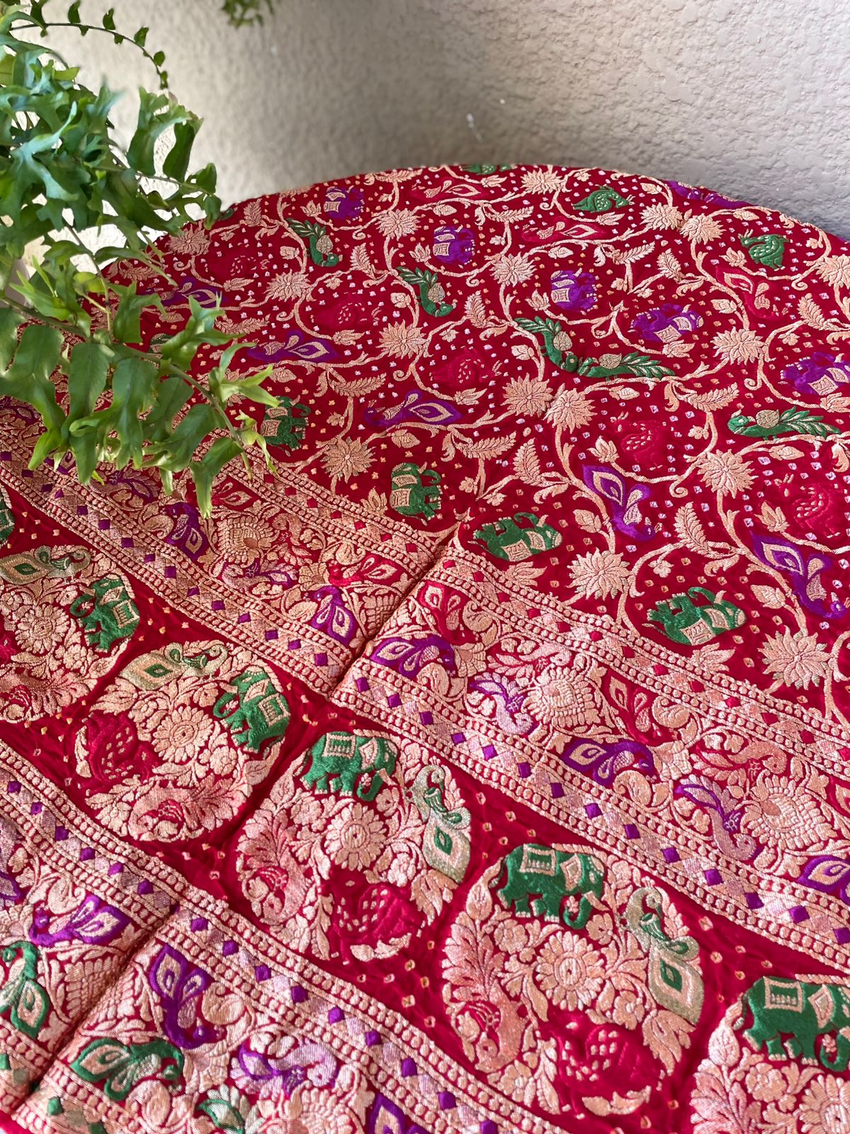 Bhumika - Mother Earth Meenakari Motif Dupatta