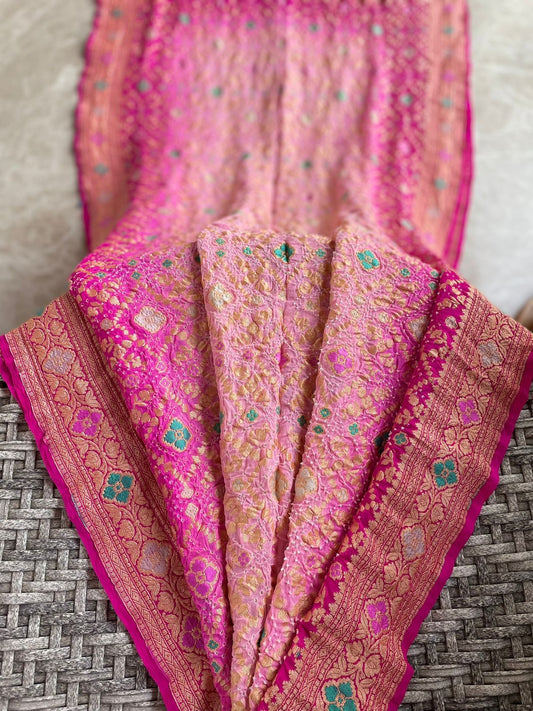 Gaurangi - Giver of Happiness Meenakari Saree