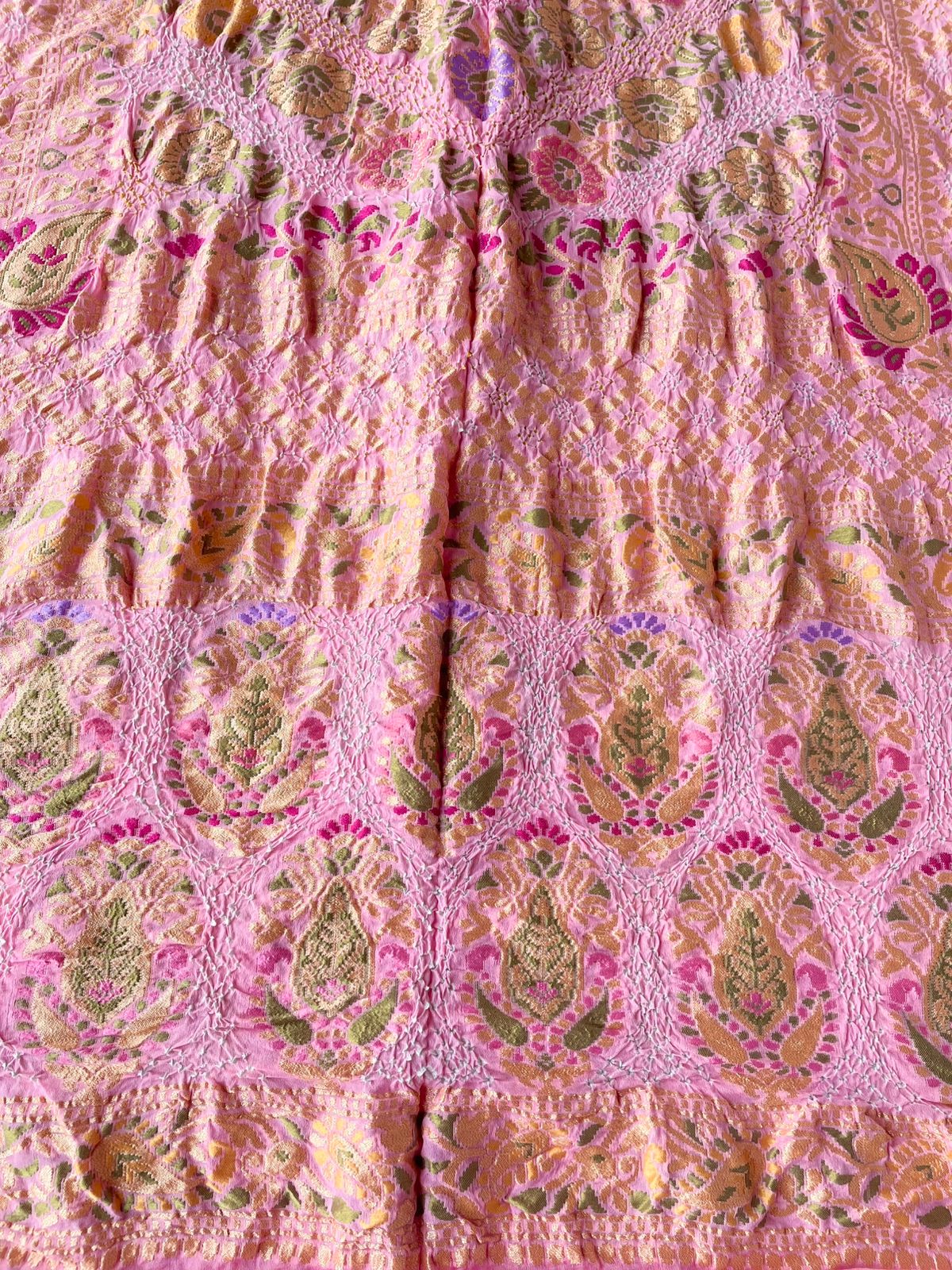 Dhwani - Peach Meenakari Tilfi Saree