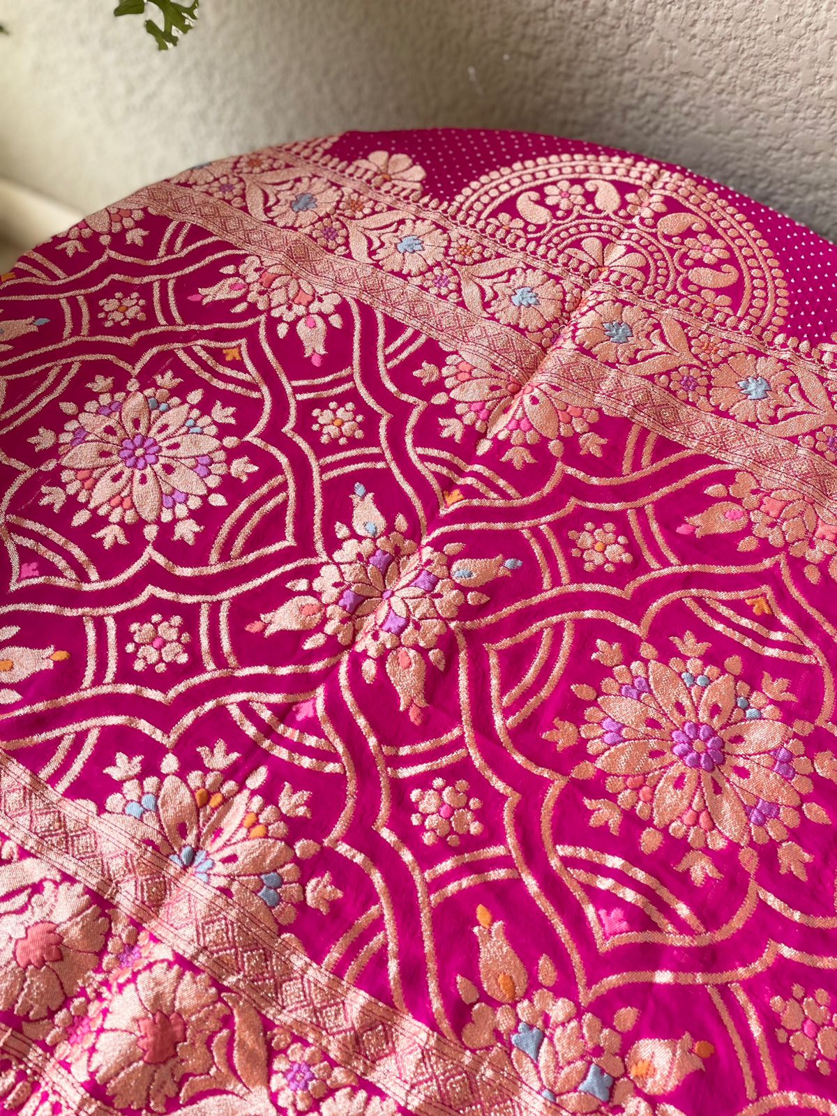 Maitri - Pink Meenakari Tilfi Dupatta