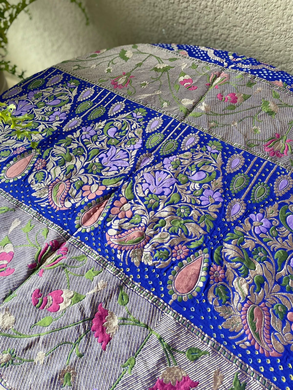 Ayanti - Blue Tilfi Meenakari Bandhani Dupatta