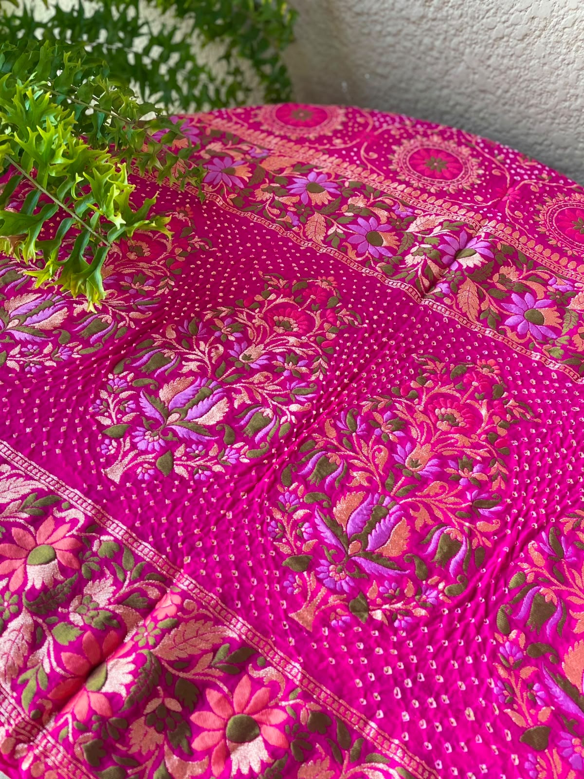 Ashita - Pink Tilfi Meenakari Bandhani Dupatta